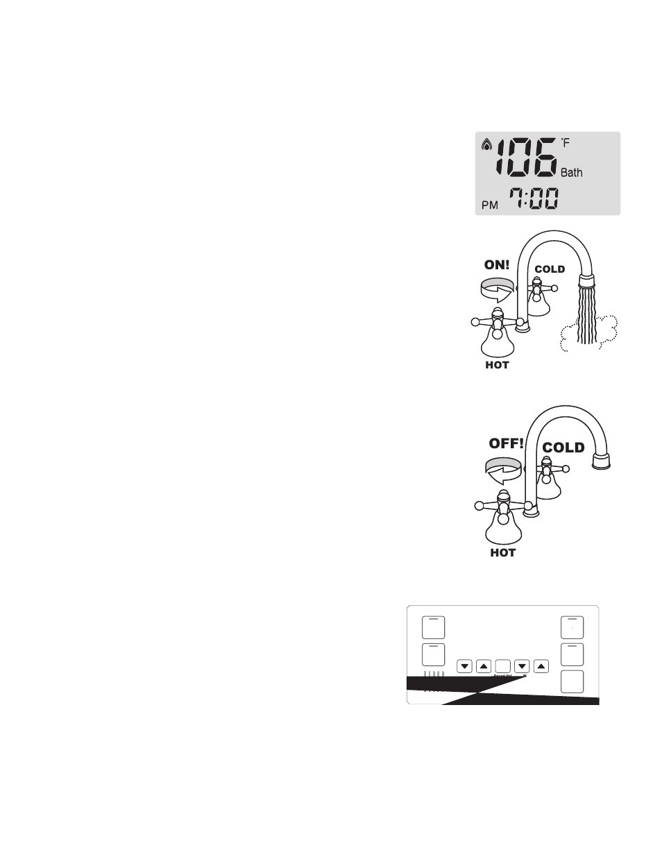 On! off! cold | Rinnai Water Heater REU-V2520FFUD User Manual | Page 17 / 48