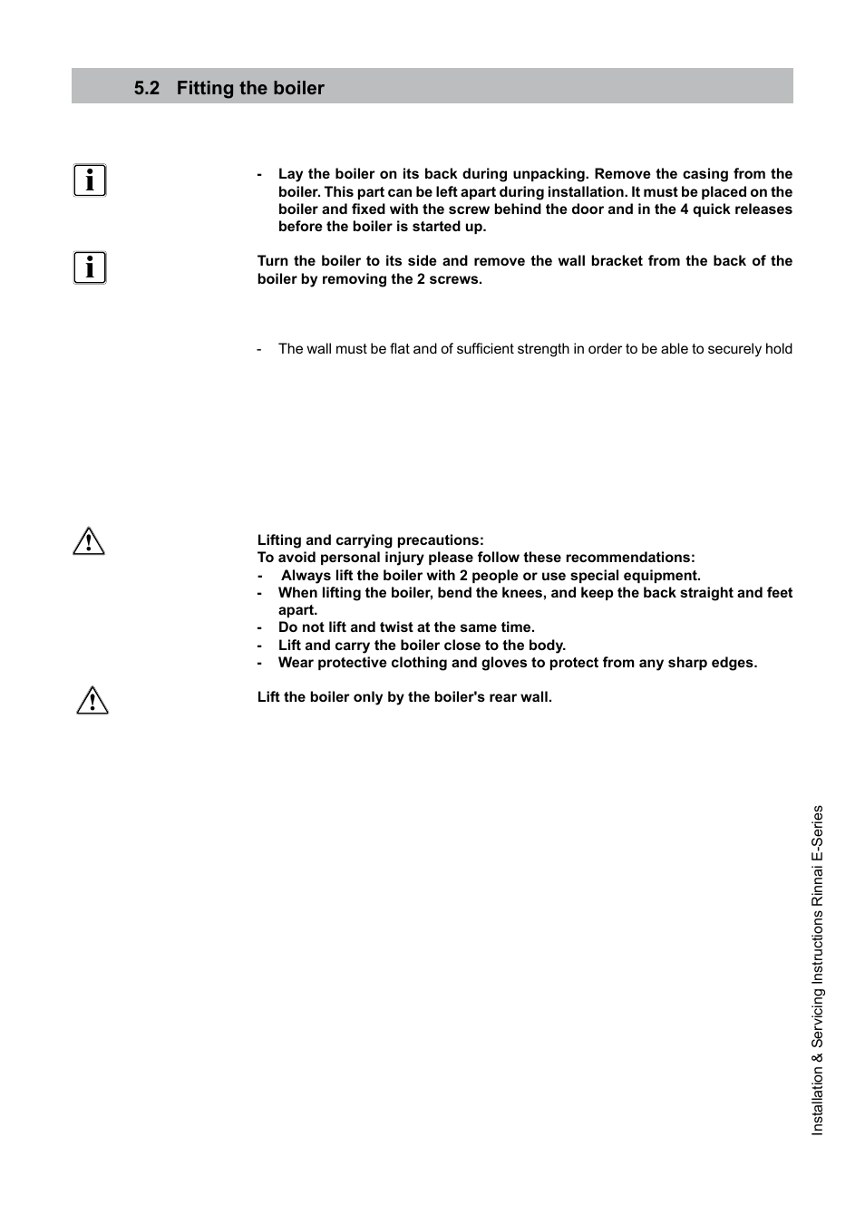 Rinnai E75CN User Manual | Page 11 / 108