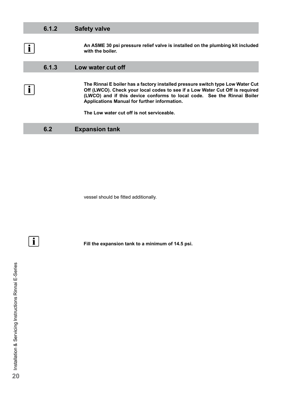 Rinnai E75CN User Manual | Page 20 / 108