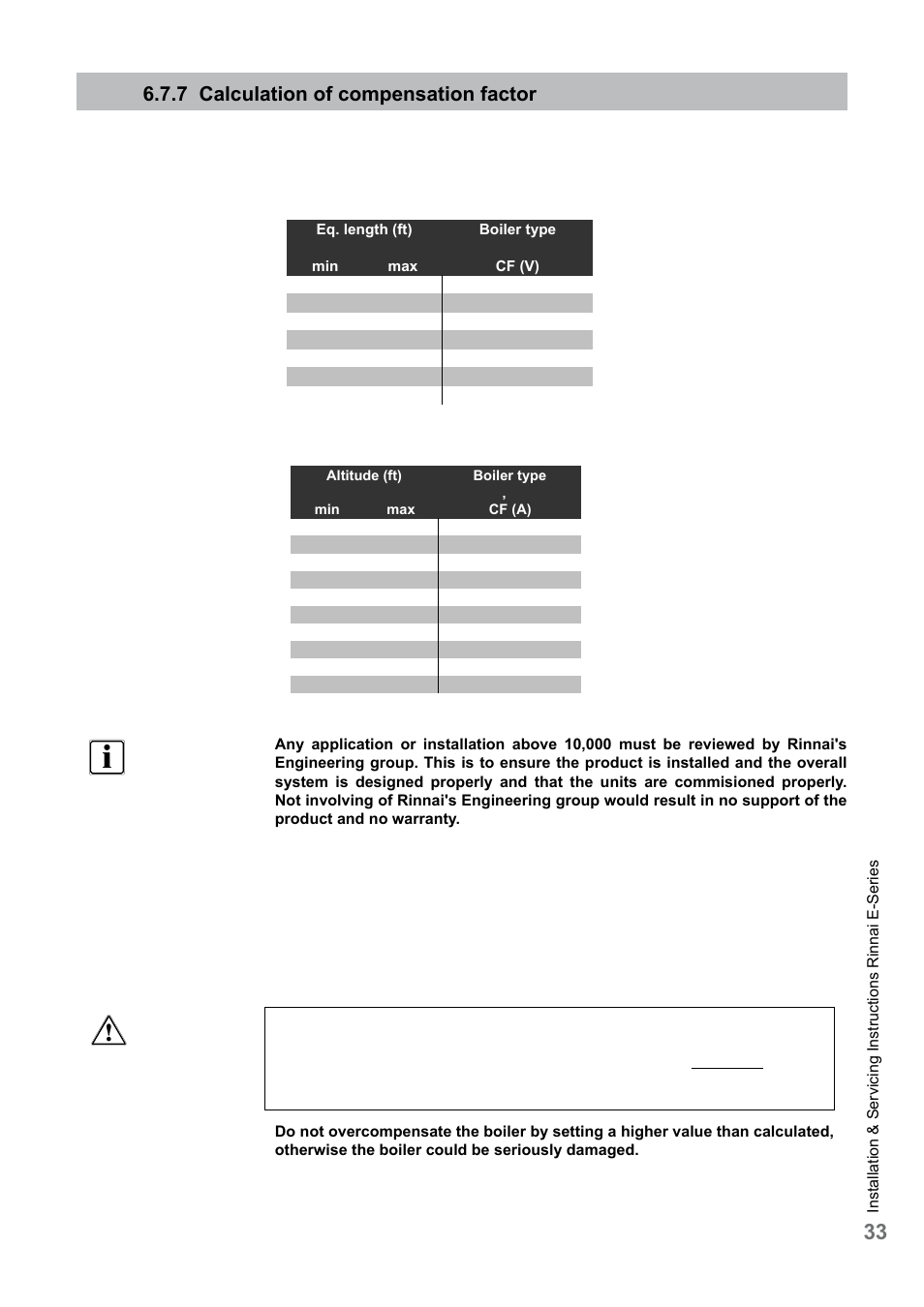 7 calculation of compensation factor | Rinnai E75CN User Manual | Page 33 / 108