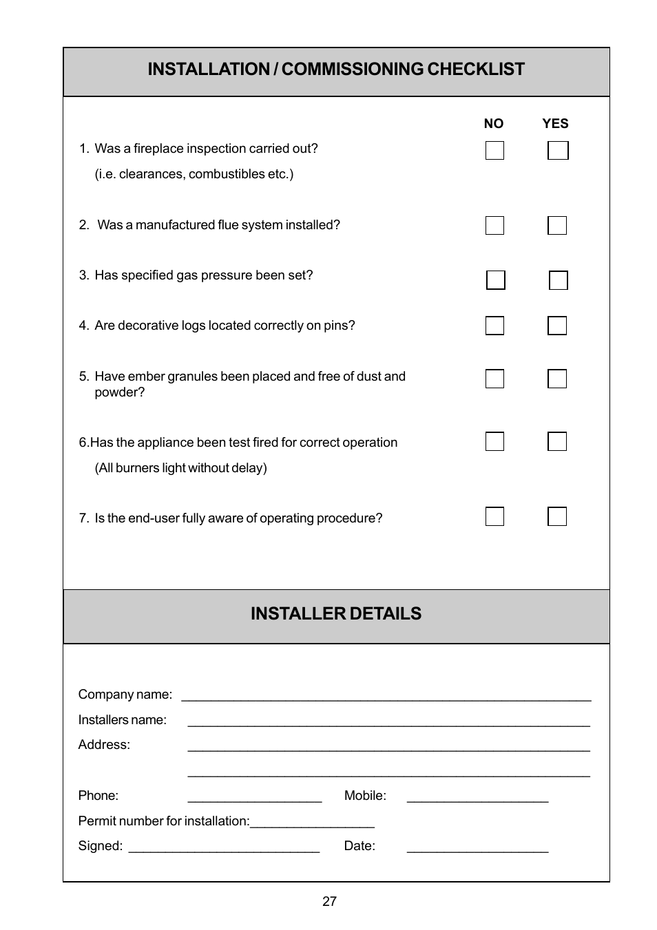 Rinnai FS35ETRSN/US User Manual | Page 27 / 28