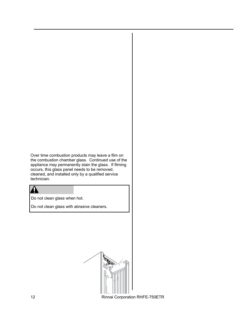 Rinnai RHFE-750ETR User Manual | Page 12 / 40