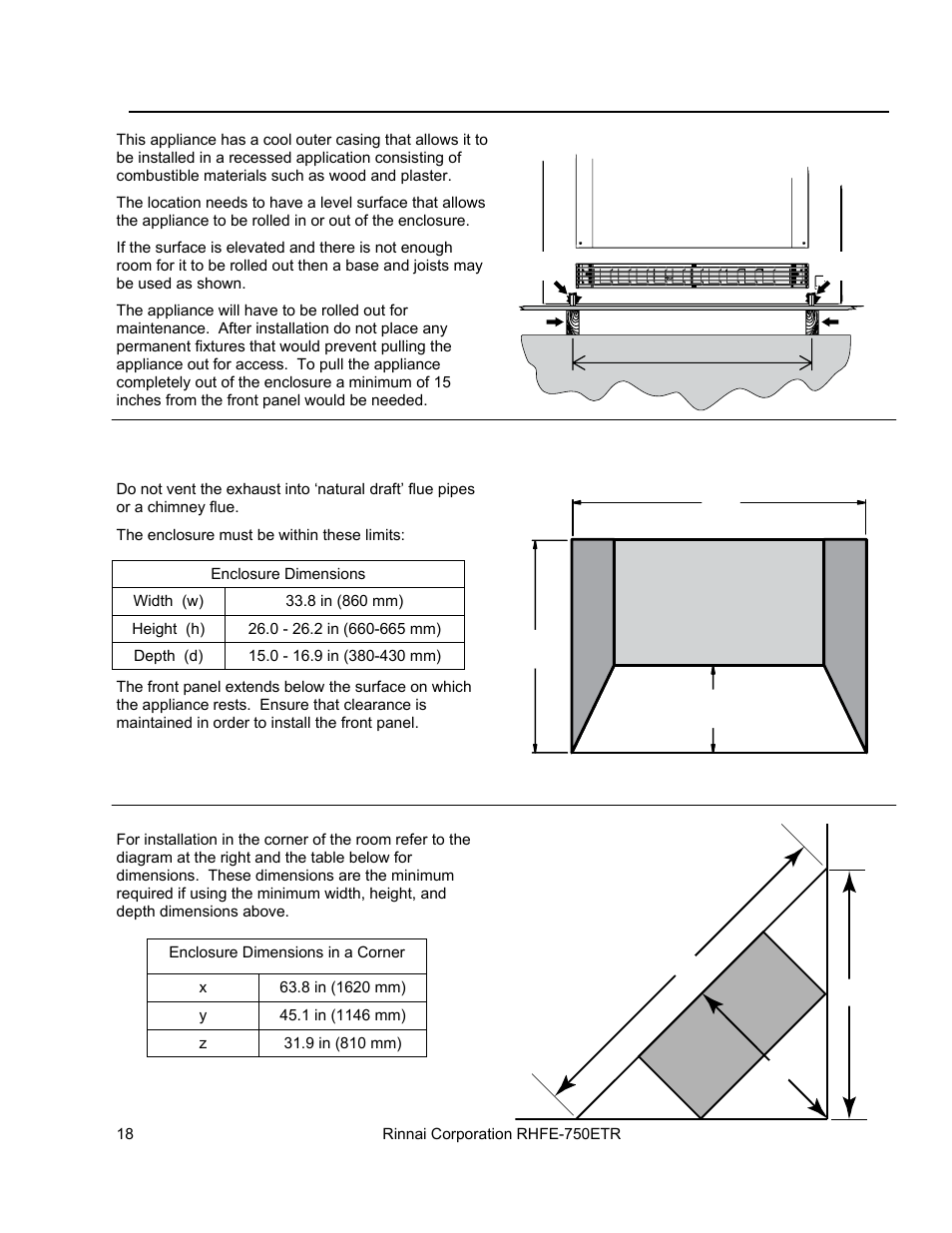 Wd h, Xy z | Rinnai RHFE-750ETR User Manual | Page 18 / 40