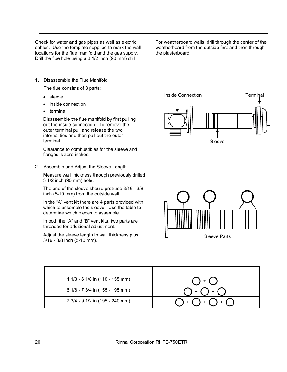 Ab c | Rinnai RHFE-750ETR User Manual | Page 20 / 40