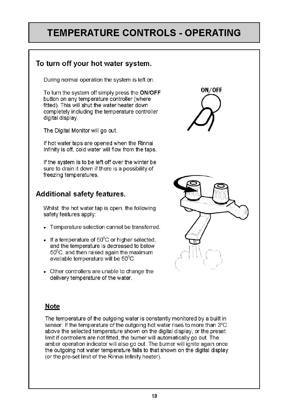 Rinnai REU - 16 FUA - E User Manual | Page 13 / 51