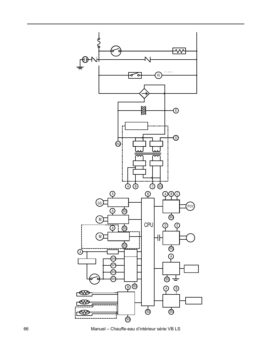 Diagramme en escalier (r98lsi, r98lsiasme), 66 manuel – chauffe-eau d’intérieur série vb ls, Hot neutral | Rinnai R98LSI User Manual | Page 66 / 72