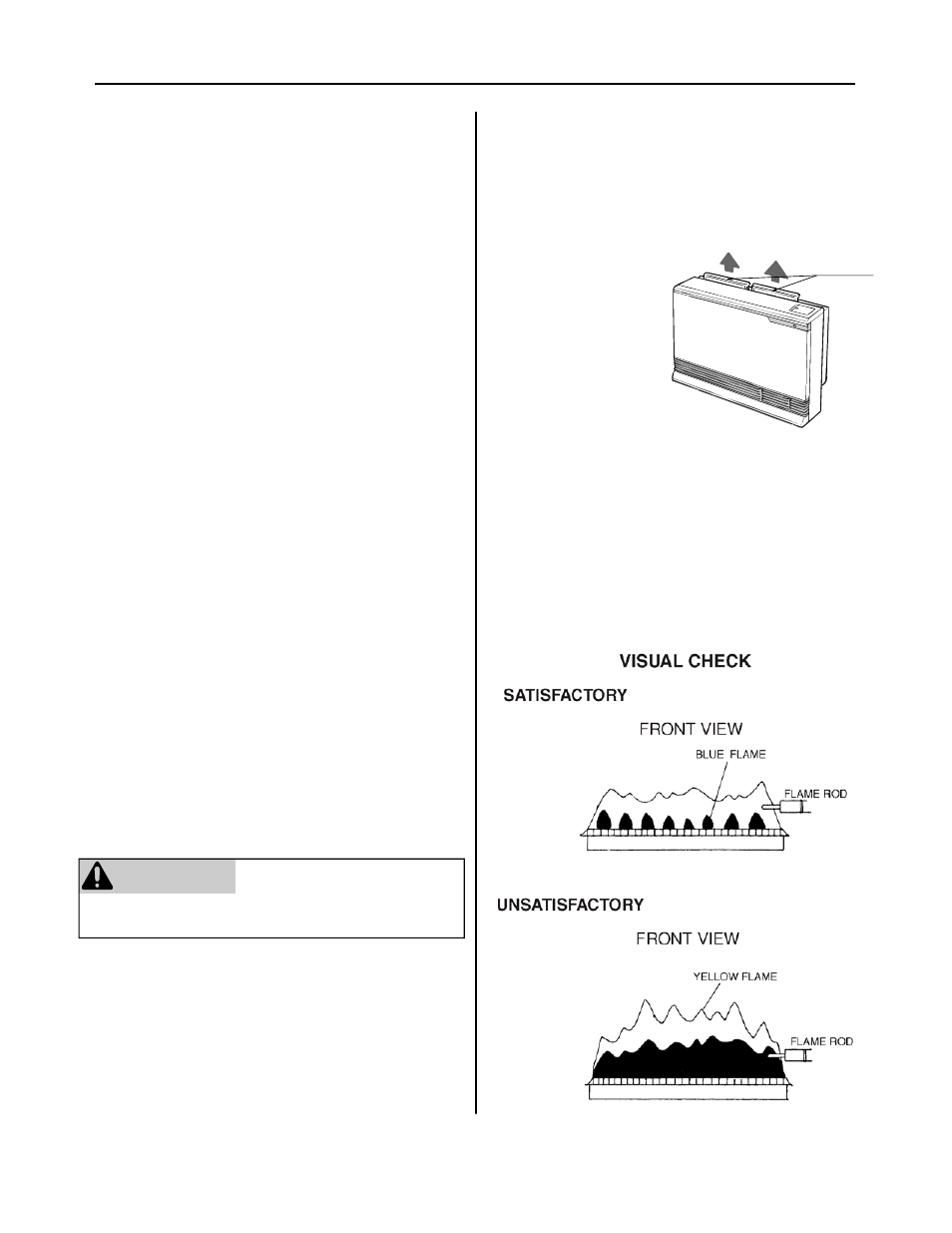 Caution | Rinnai ES38 User Manual | Page 10 / 44