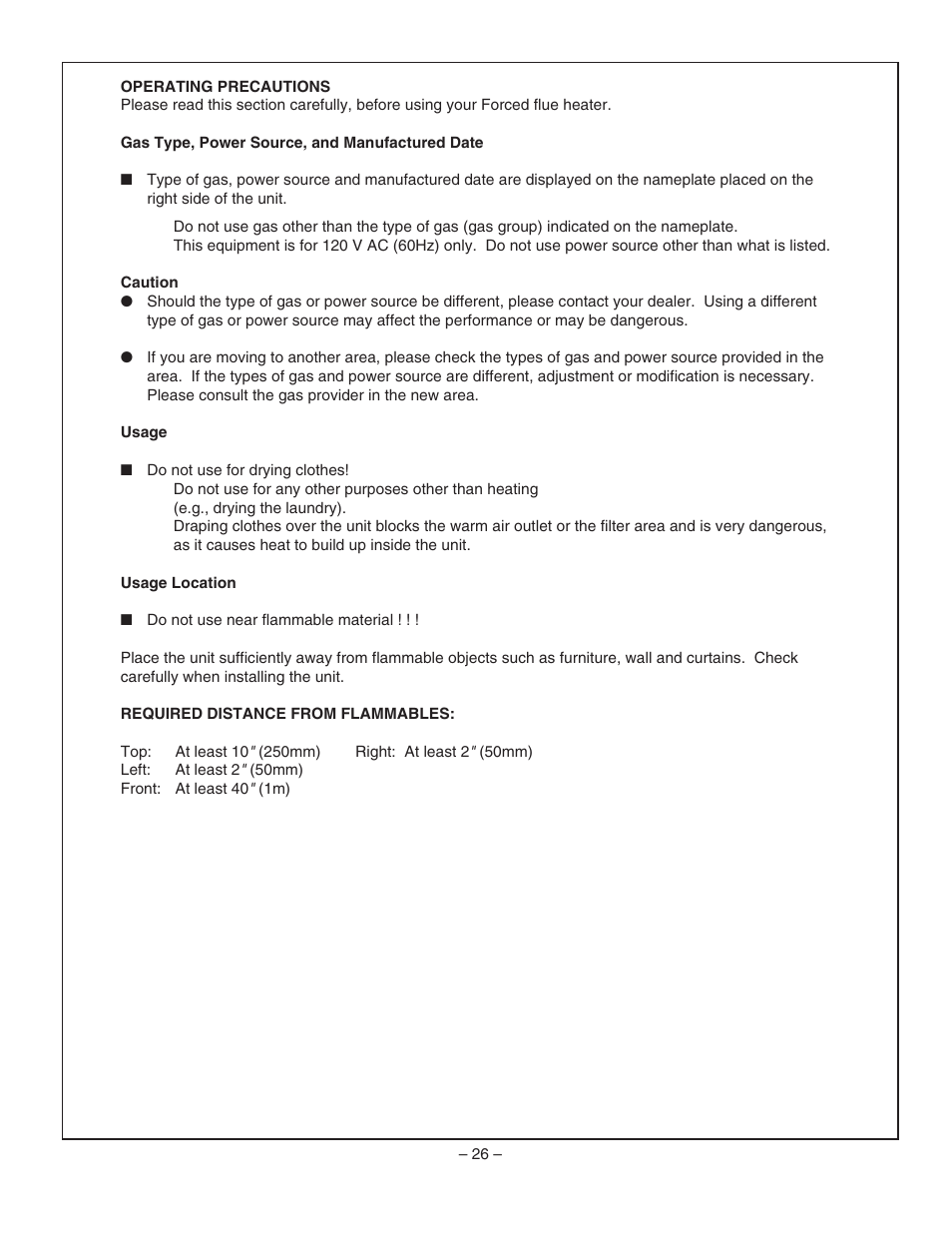 Rinnai RHFE-1004FA User Manual | Page 28 / 62
