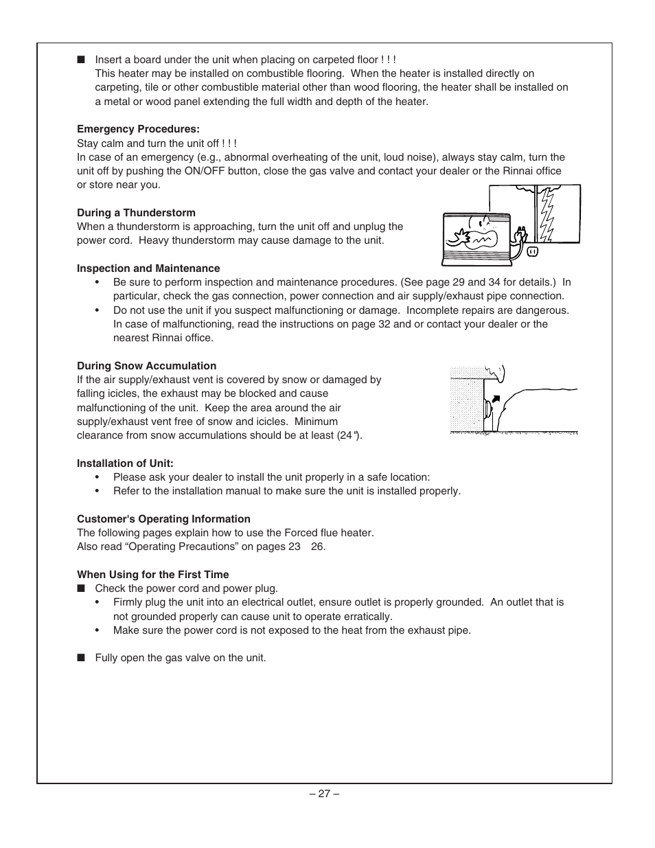 Rinnai RHFE-1004FA User Manual | Page 29 / 62
