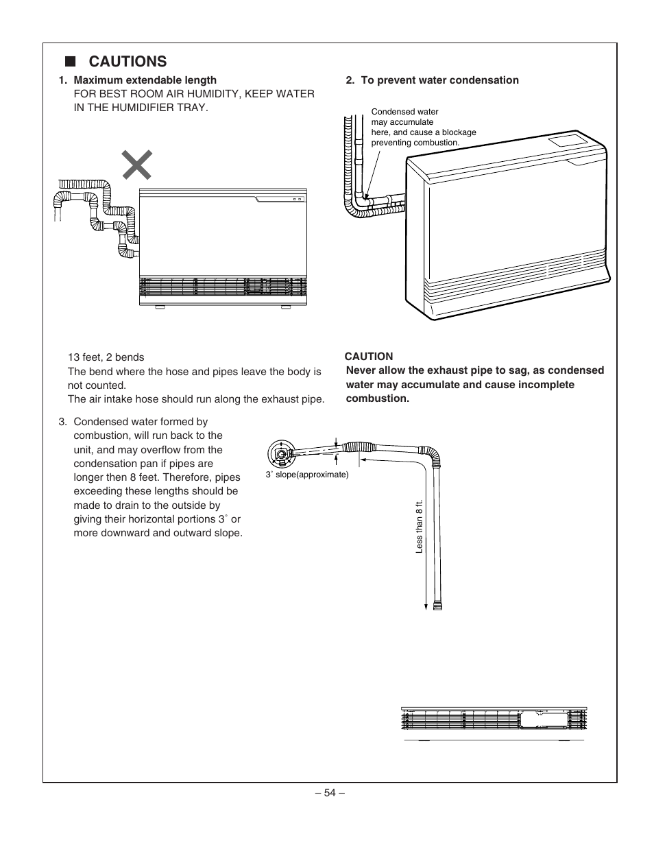 Cautions | Rinnai RHFE-1004FA User Manual | Page 56 / 62