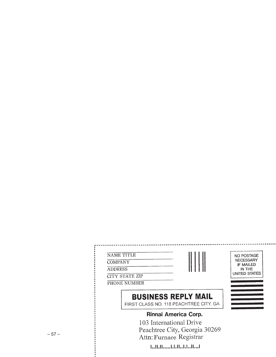 Rinnai RHFE-1004FA User Manual | Page 59 / 62