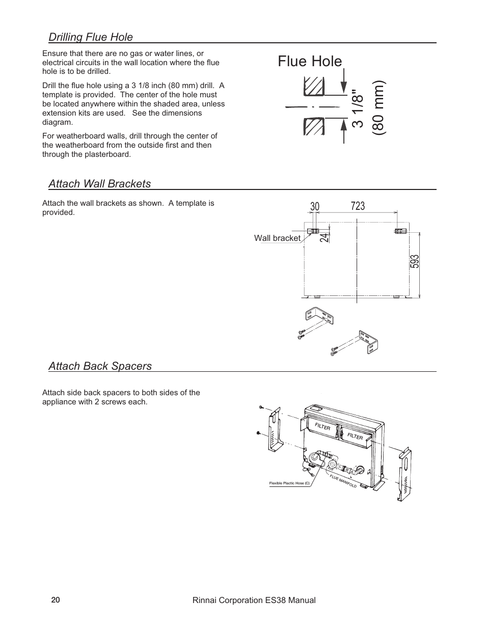 Rinnai ENERGYSAVER ES38 User Manual | Page 20 / 44