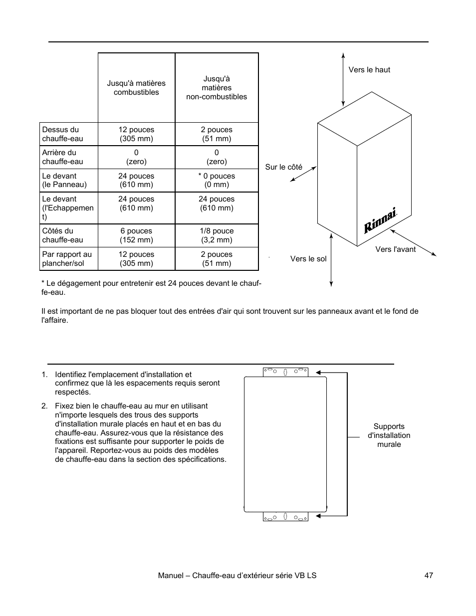 Rinnai RL94E User Manual | Page 47 / 60
