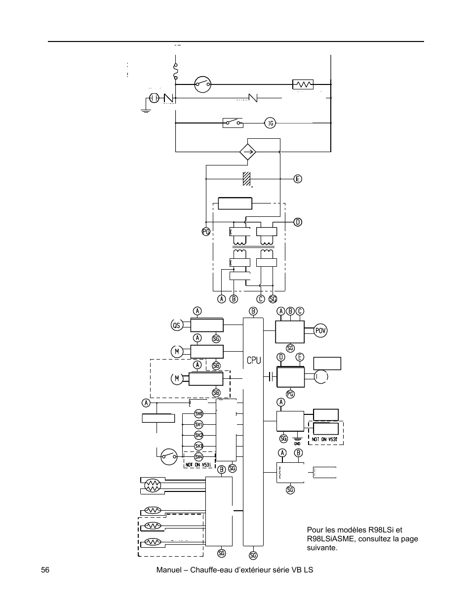 Diagramme en escalier (rl75e, rl94e), 56 manuel – chauffe-eau d’extérieur série vb ls | Rinnai RL94E User Manual | Page 56 / 60