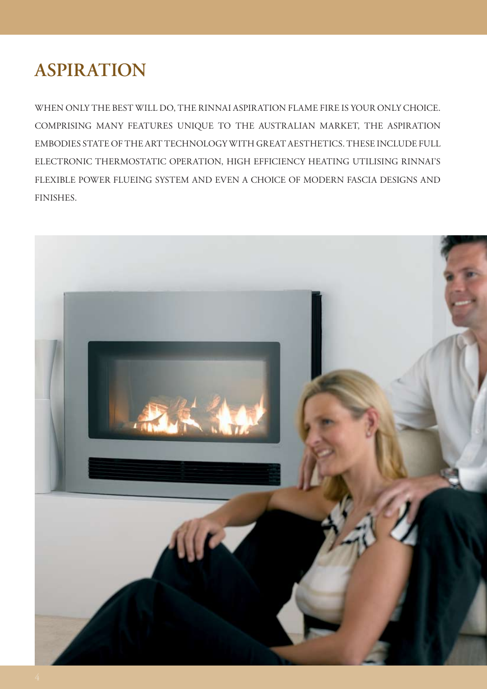 Aspiration | Rinnai FLAME FIRES User Manual | Page 4 / 16