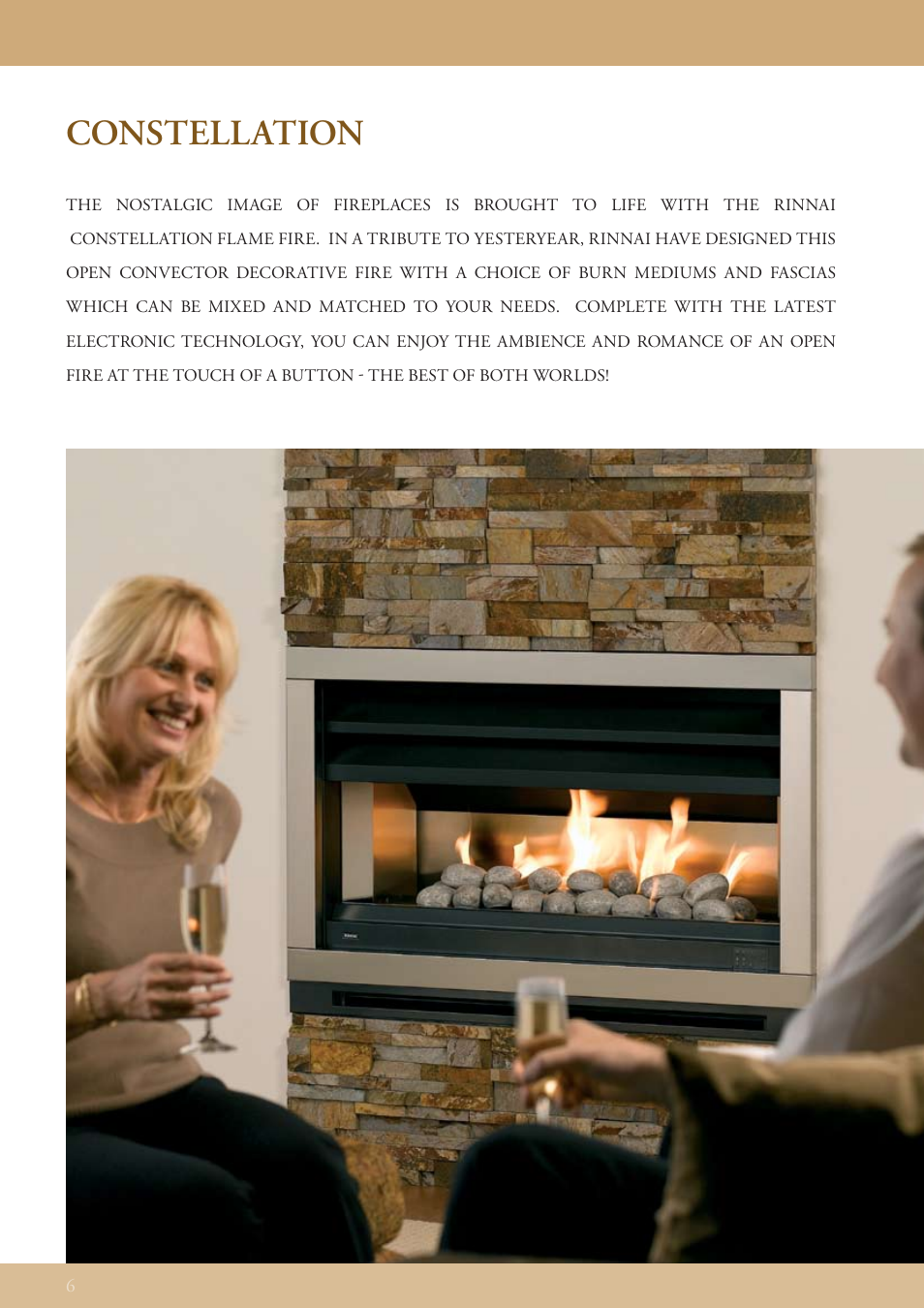 Constellation | Rinnai FLAME FIRES User Manual | Page 6 / 16