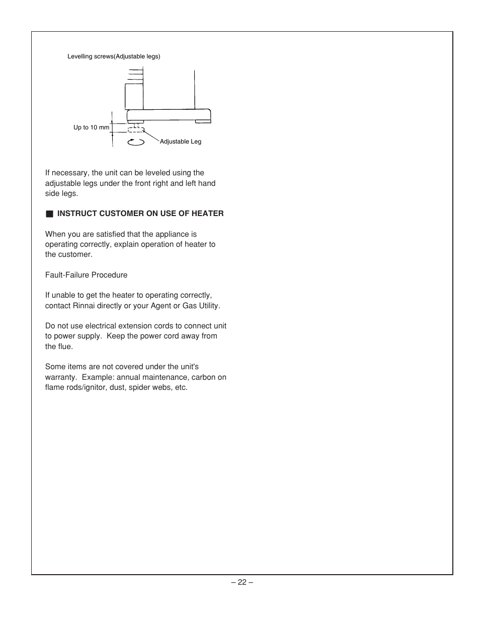Rinnai RHFE-431WTA User Manual | Page 24 / 64