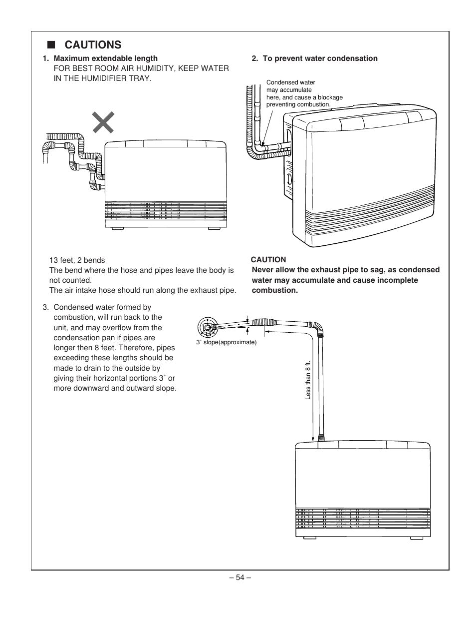 Cautions | Rinnai RHFE-431FA User Manual | Page 56 / 60