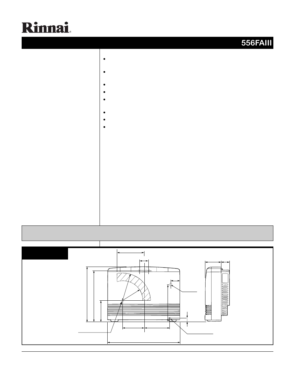 556faiii | Rinnai 556FAIII User Manual | Page 2 / 2