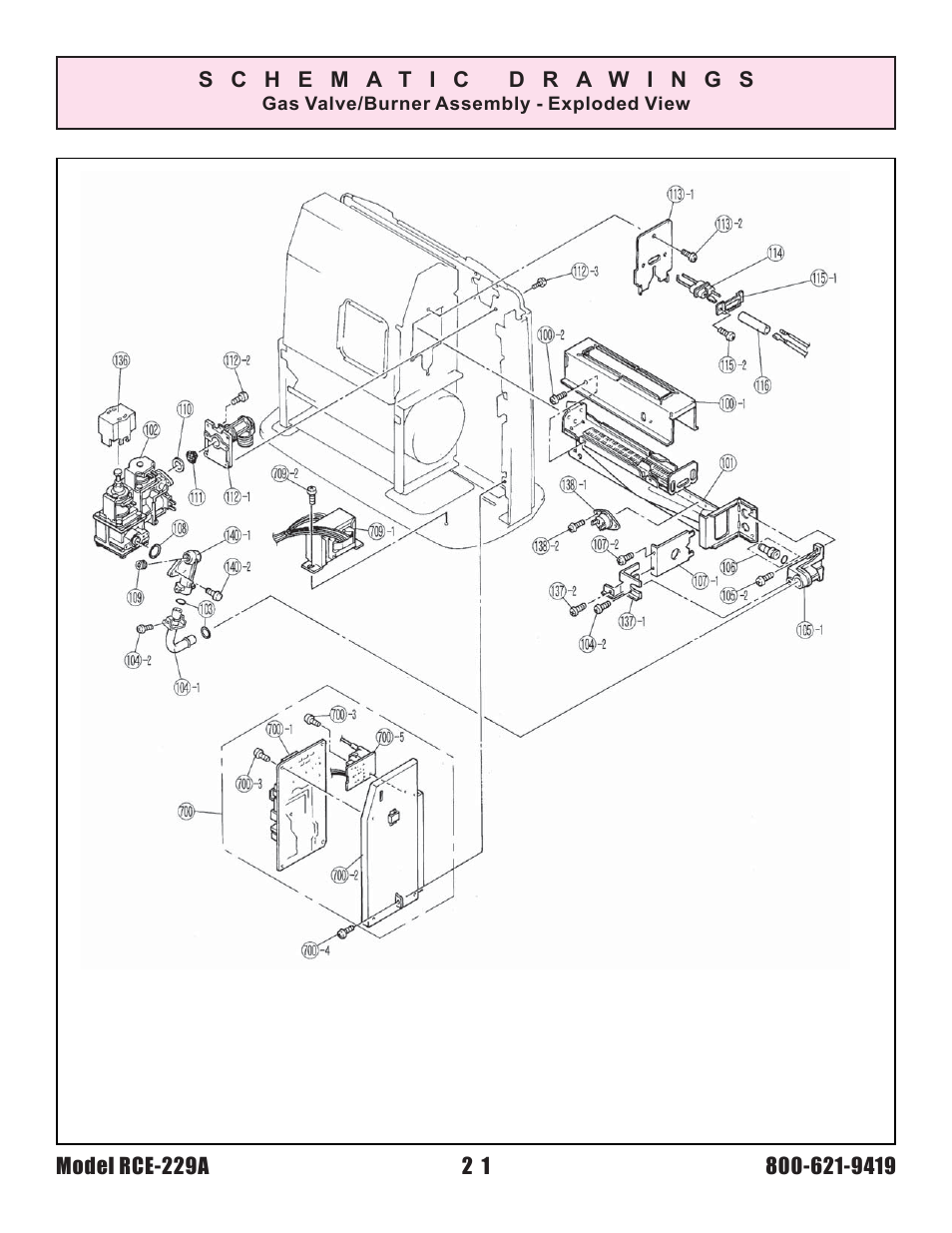 Rinnai RCE-229A User Manual | Page 21 / 28