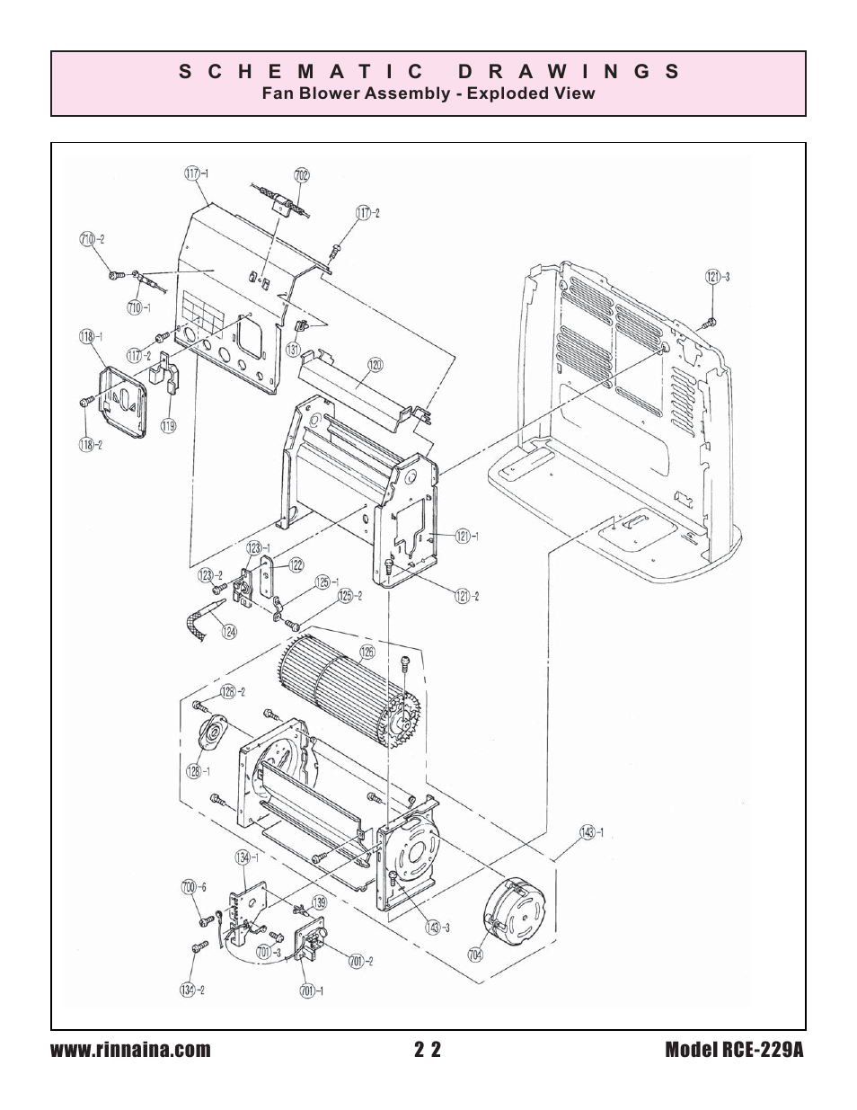 Rinnai RCE-229A User Manual | Page 22 / 28