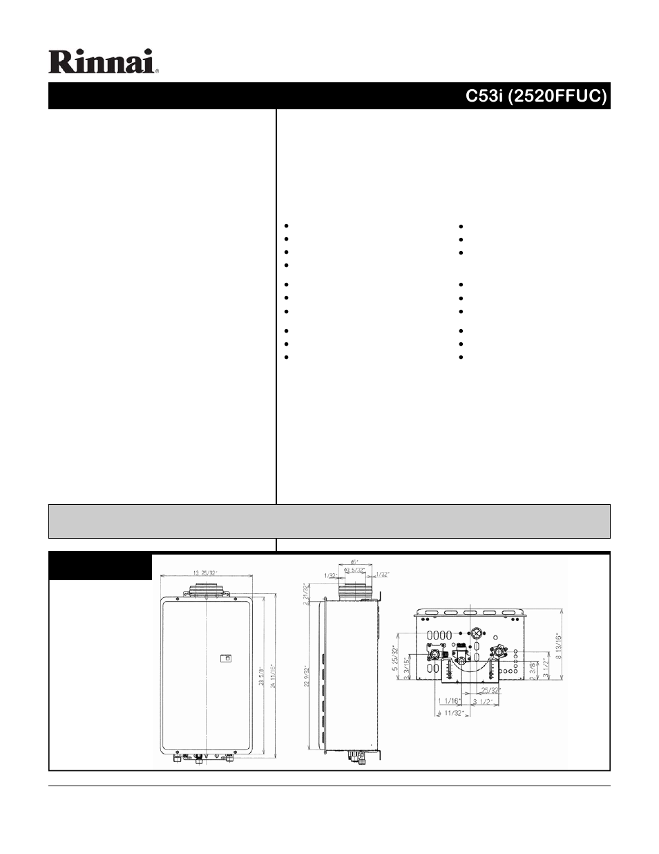 Rinnai REU-V2520FFUC-US User Manual | Page 2 / 2