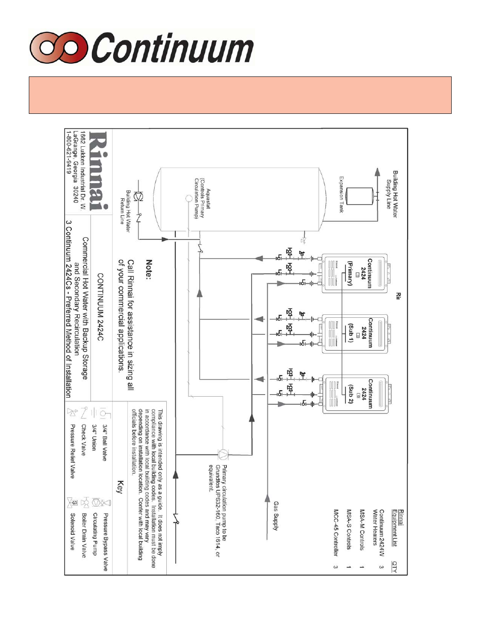 Rinnai CONTINUUM 2424WC User Manual | Page 26 / 48