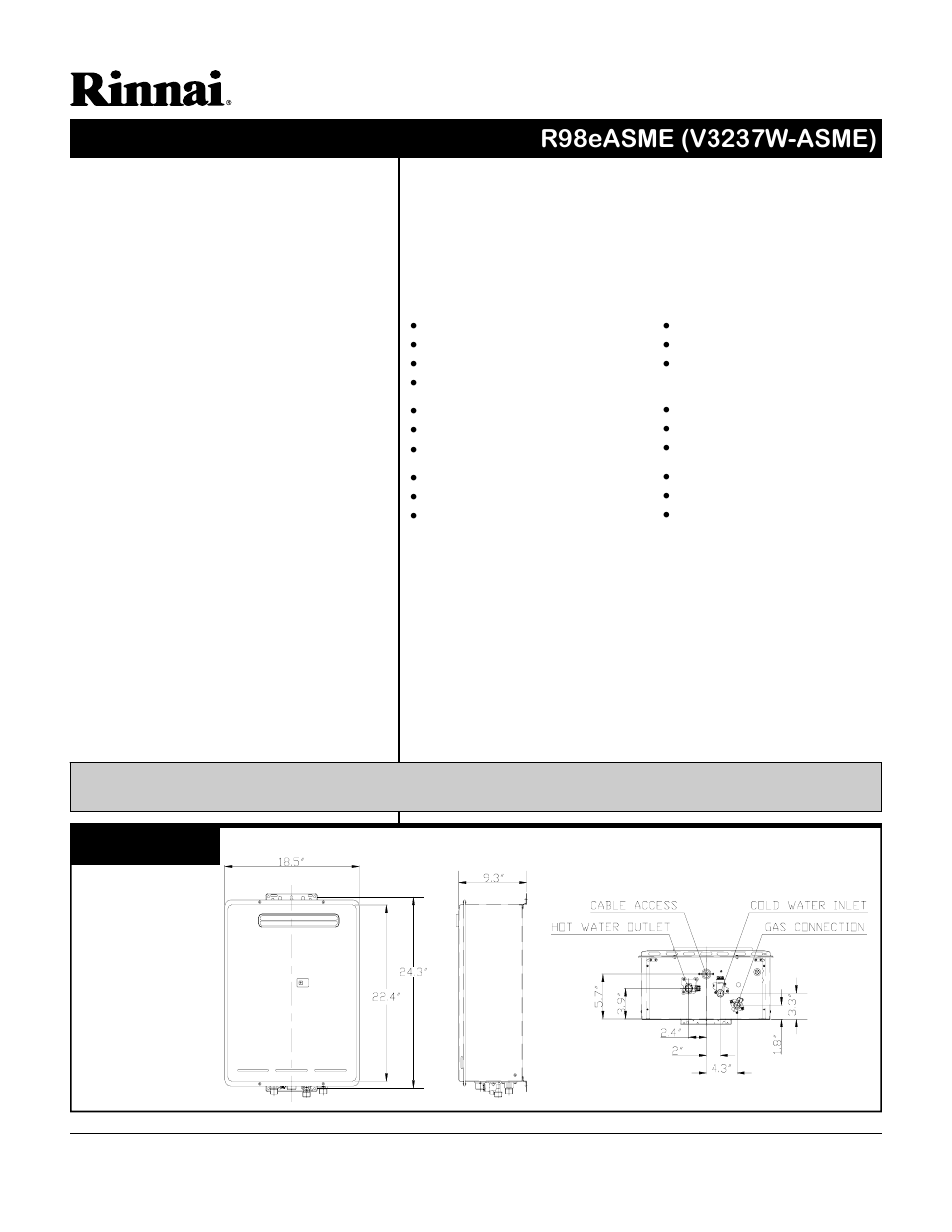 Rinnai R98EASME User Manual | Page 2 / 2