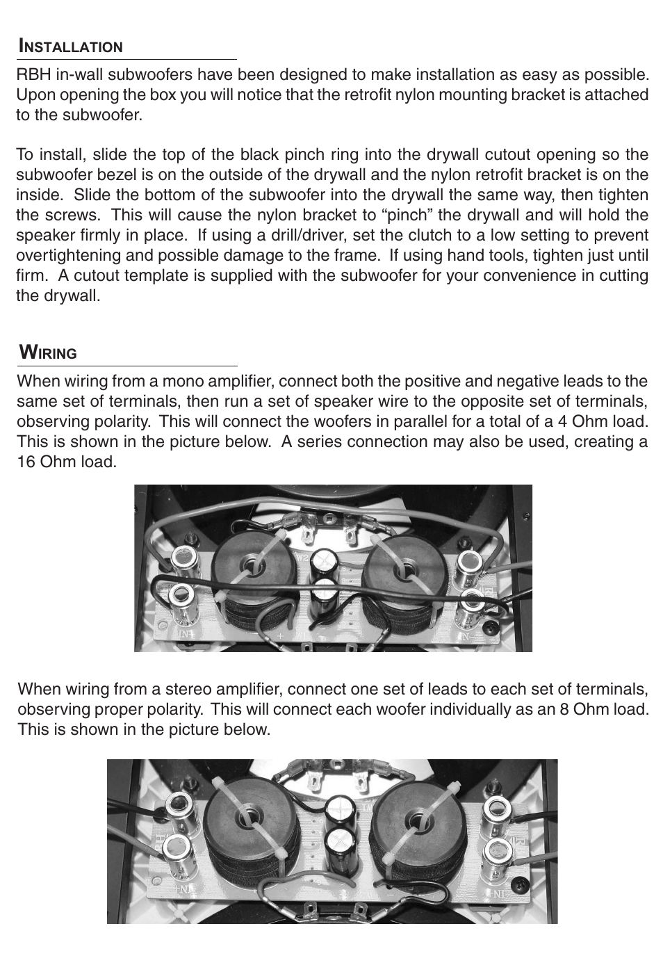 RBH Sound MCS-88 User Manual | Page 2 / 4