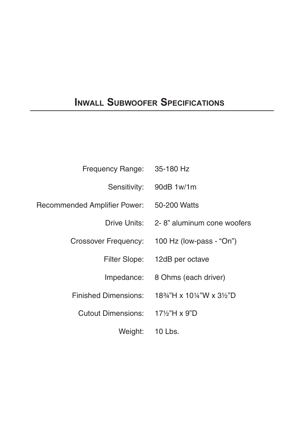 RBH Sound MCS-88 User Manual | Page 3 / 4