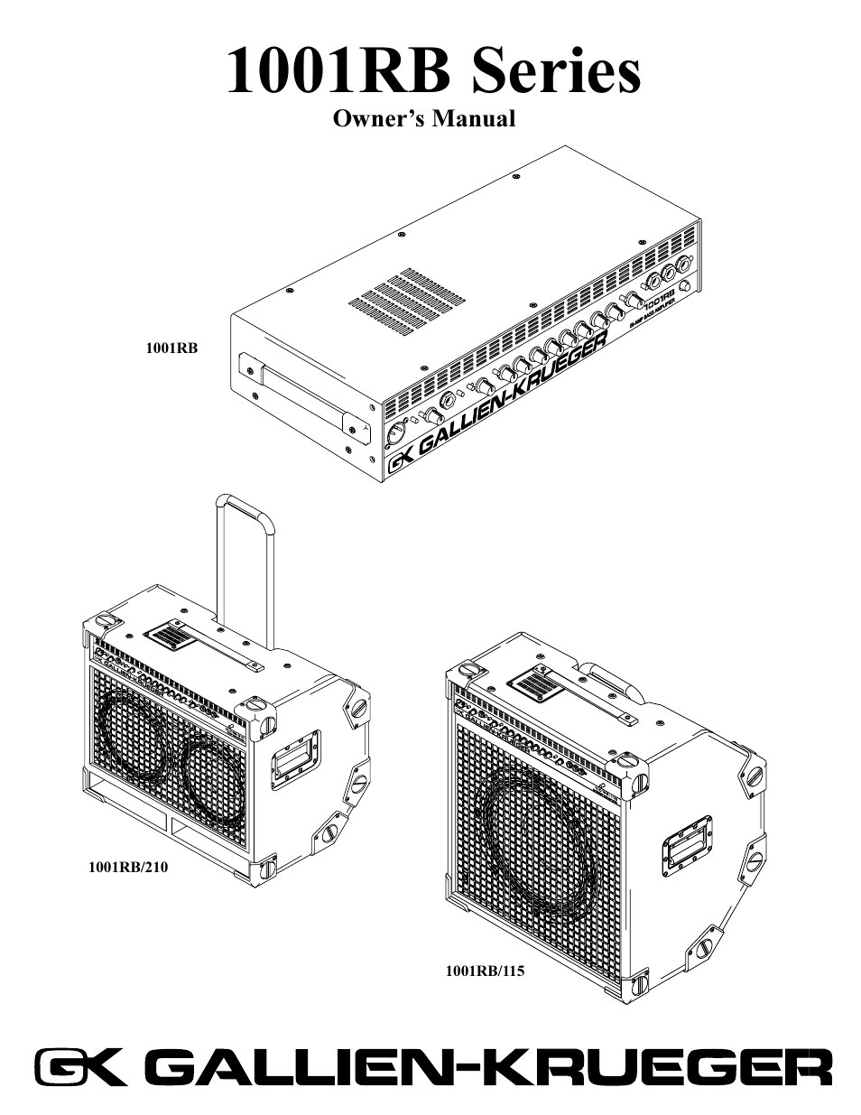 RBH Sound 1001RB/115 User Manual | 16 pages