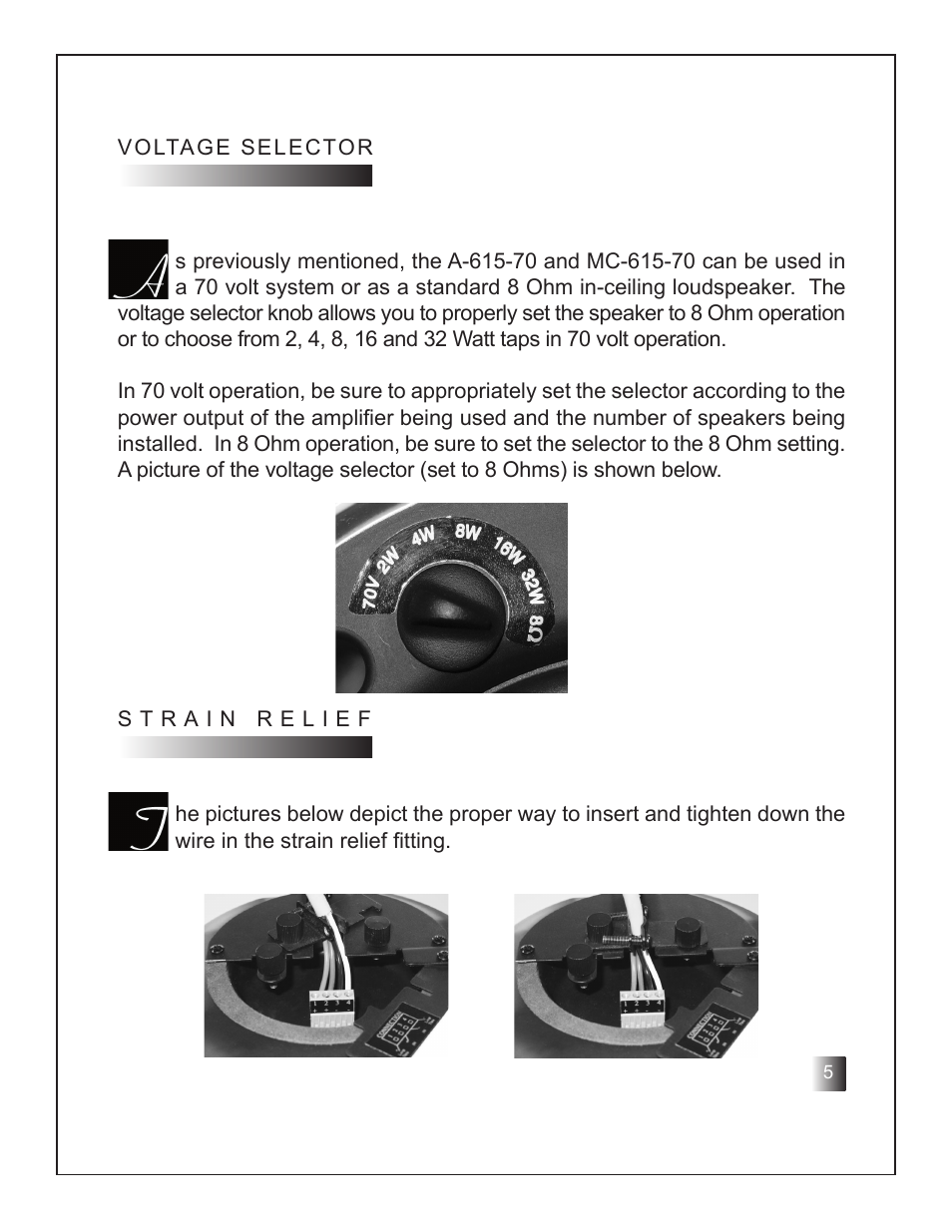 RBH Sound A-615-70 User Manual | Page 7 / 12