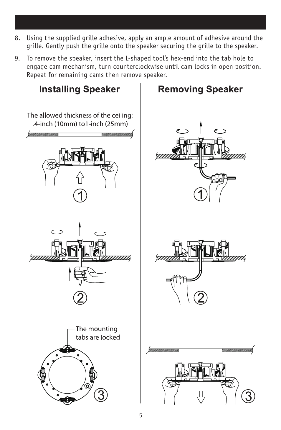 Installation, Continued) | RBH Sound QM-615 User Manual | Page 7 / 12
