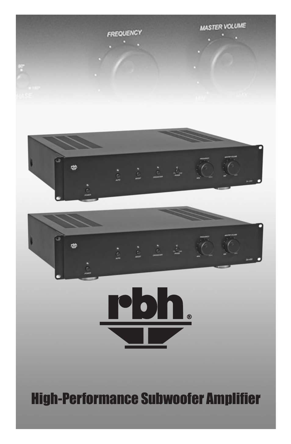 RBH Sound SA-200 User Manual | 12 pages