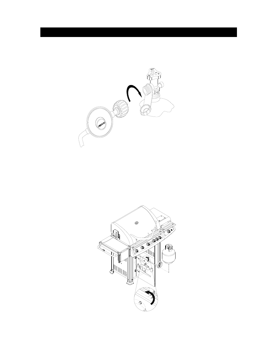 Slide number 13, Propane tank assembly, Figure a) | Olfa 720-0430 User Manual | Page 13 / 38