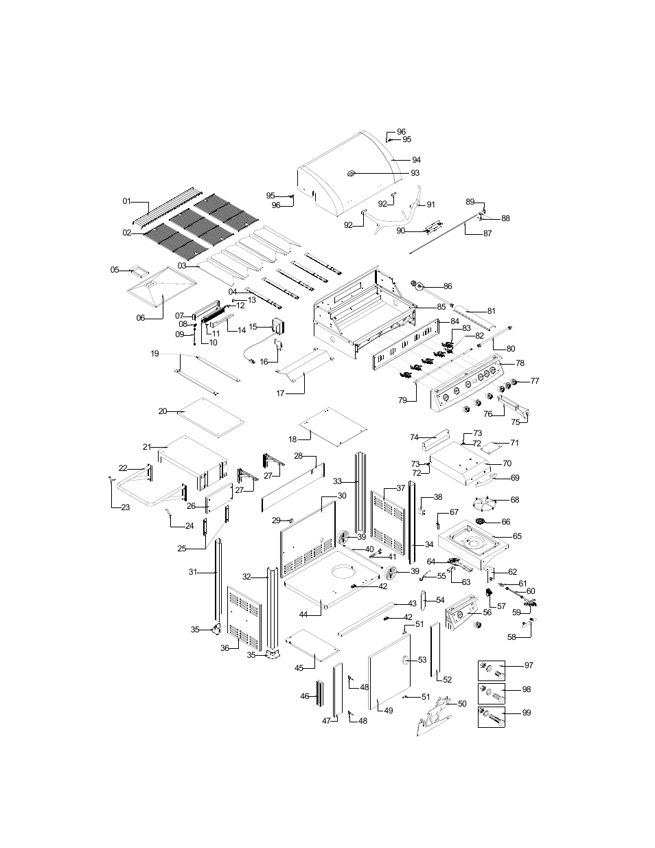 Slide number 26, 0430 exploded view | Olfa 720-0430 User Manual | Page 26 / 38