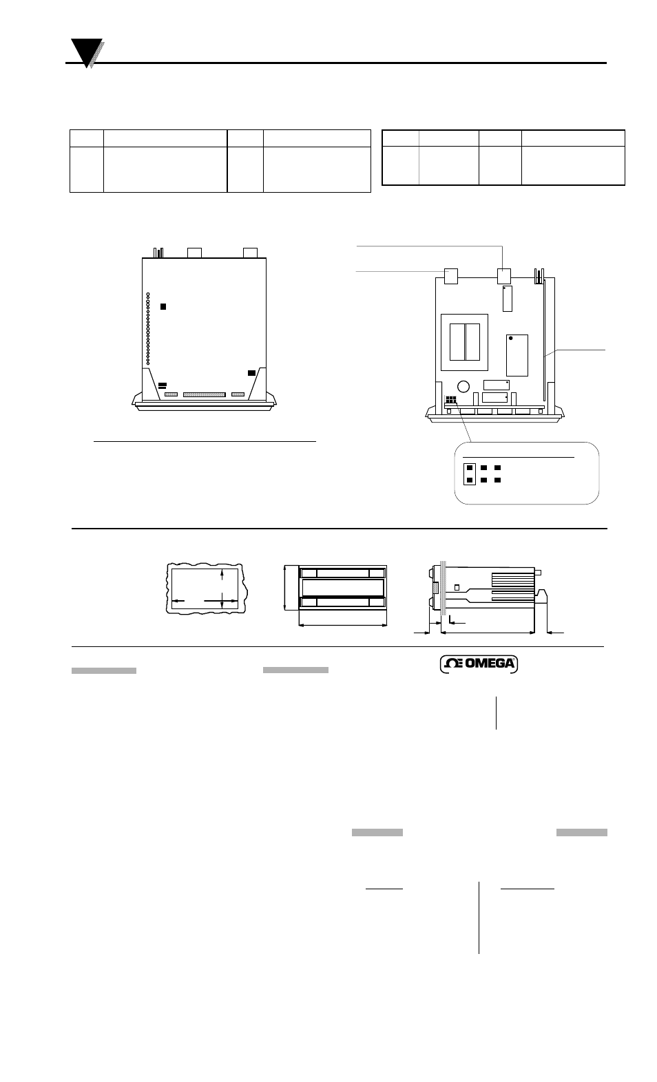 Fig. 6 fig. 4 fig. 5, Mechanical dimensions mm (in), Dp18 series | Jumpers selection for special options, Return requests / inquiries, Warranty/disclaimer | Omega Speaker Systems DP18-AT2 User Manual | Page 2 / 2