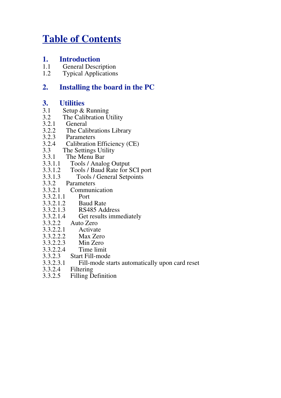 Omega Speaker Systems High Speed Load Cell Interface Card LCIC-WIM-BEN User Manual | Page 3 / 86