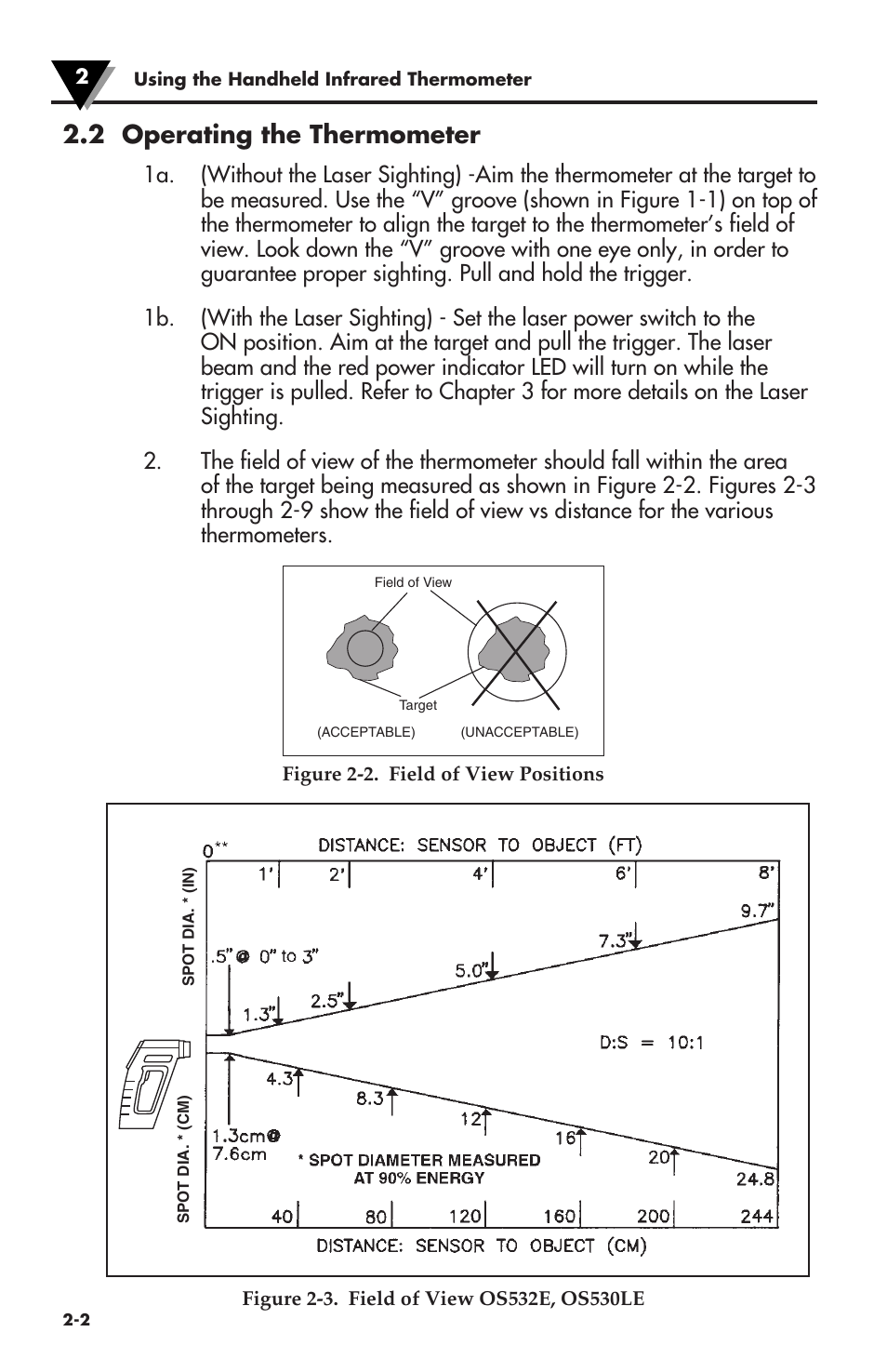 2 operating the thermometer | Omega Speaker Systems OS530LE User Manual | Page 17 / 82