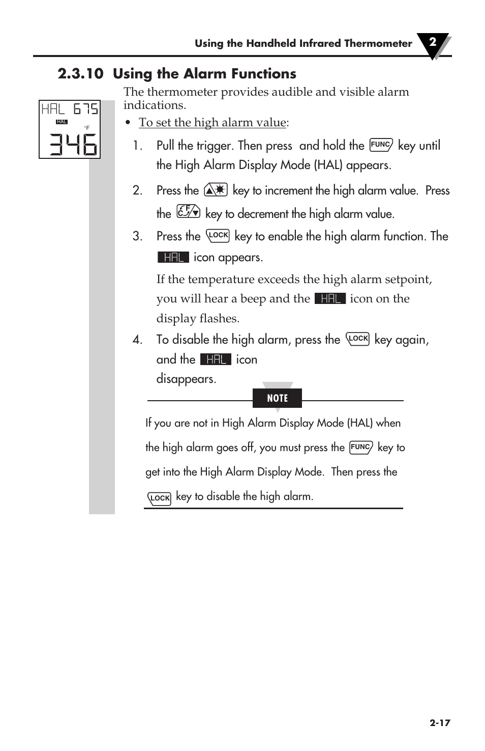 10 using the alarm functions | Omega Speaker Systems OS530LE User Manual | Page 32 / 82