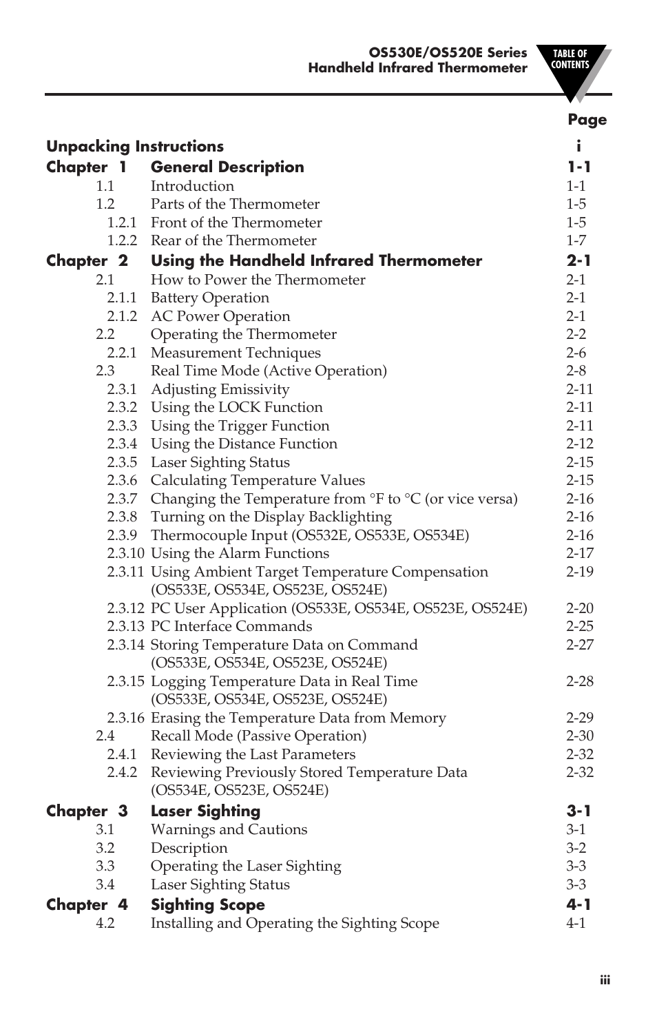 Omega Speaker Systems OS530LE User Manual | Page 6 / 82