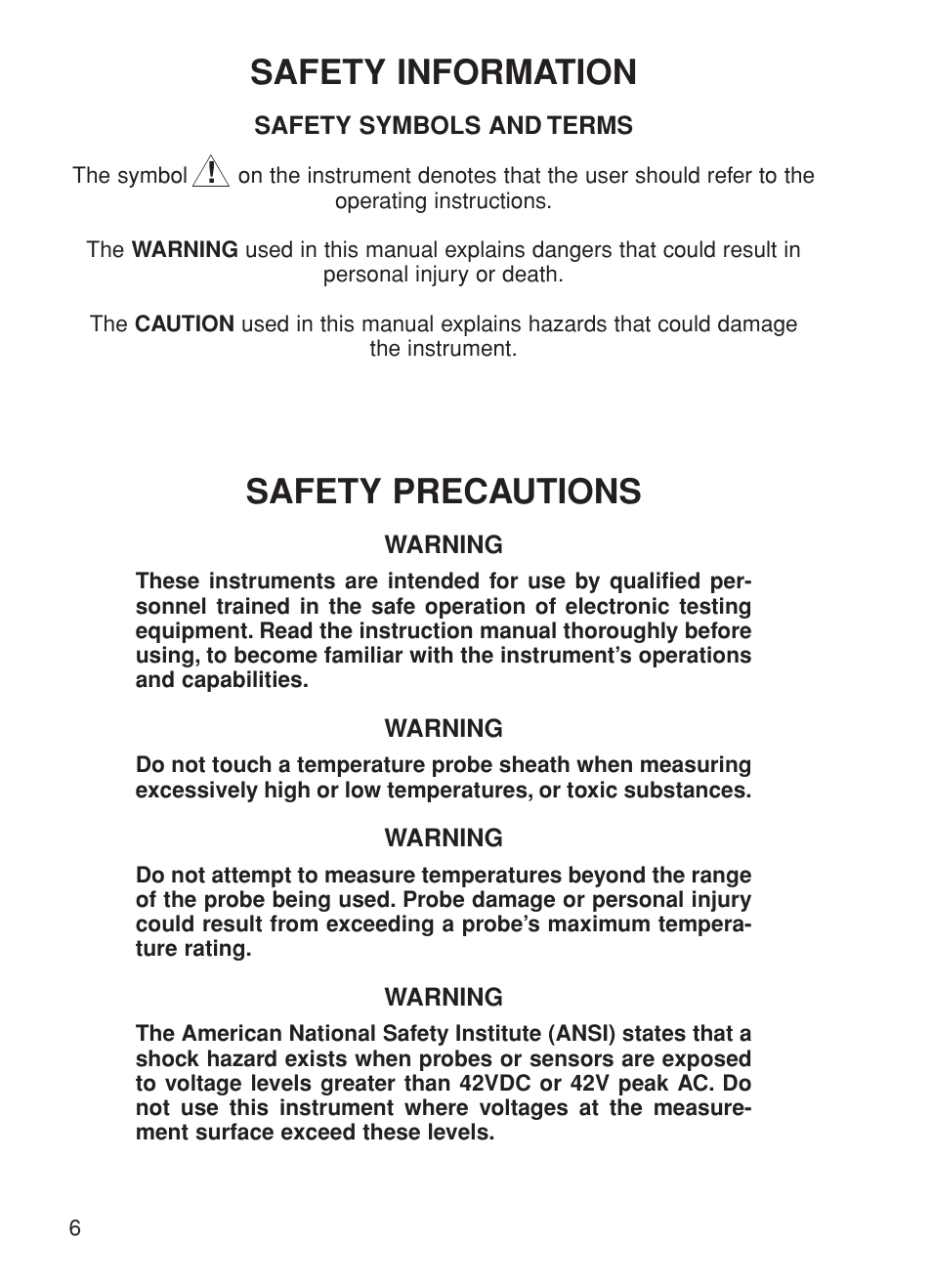 Safety information, Safety precautions | Omega Speaker Systems HH-23A User Manual | Page 8 / 28