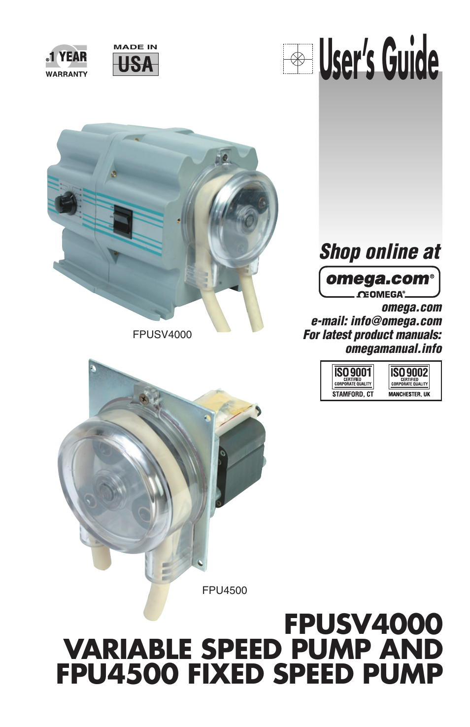 Omega Speaker Systems FPUSV4000 User Manual | 10 pages