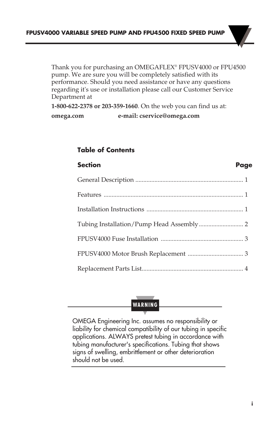Omega Speaker Systems FPUSV4000 User Manual | Page 3 / 10
