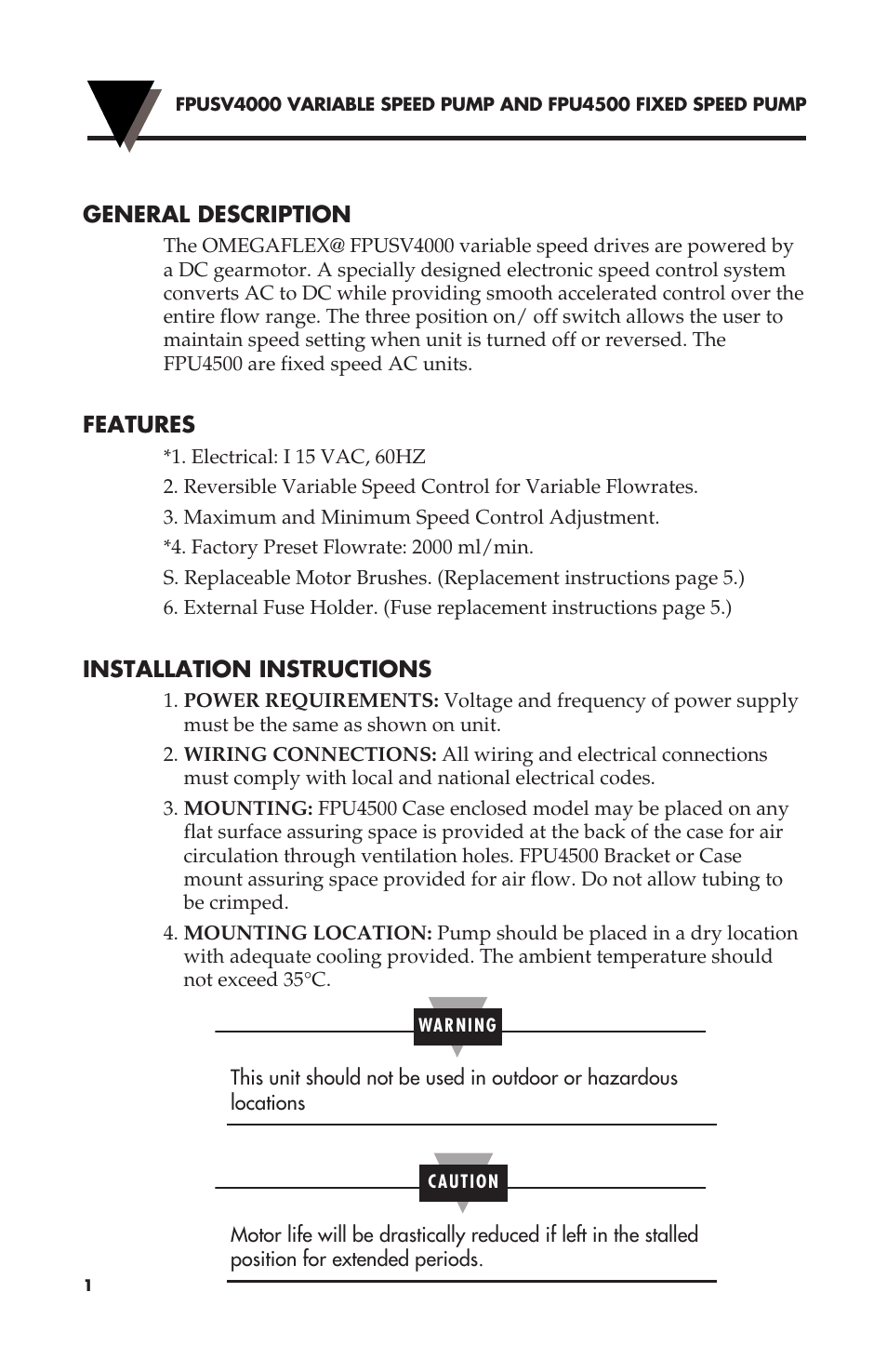 Omega Speaker Systems FPUSV4000 User Manual | Page 4 / 10