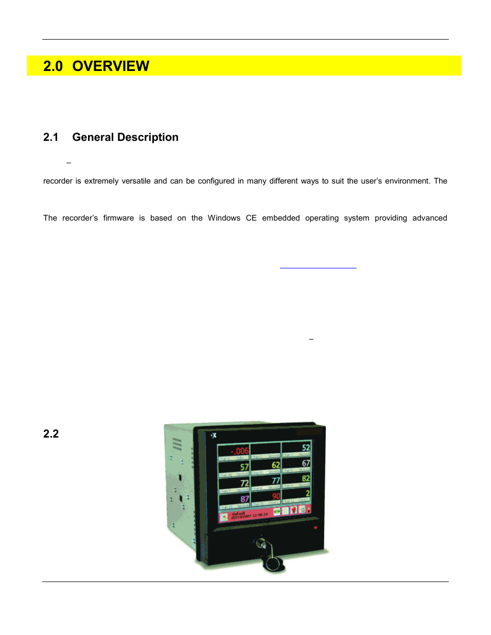 System overview, 0 overview, 1 general description | Omega Speaker Systems Rercorder RD8300 User Manual | Page 10 / 114