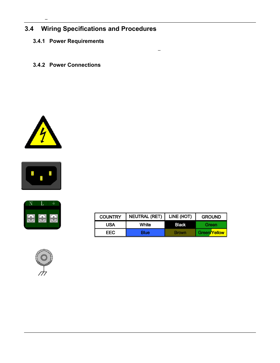 Signal input wiring, Connect, Warning | 4 wiring specifications and procedures | Omega Speaker Systems Rercorder RD8300 User Manual | Page 26 / 114