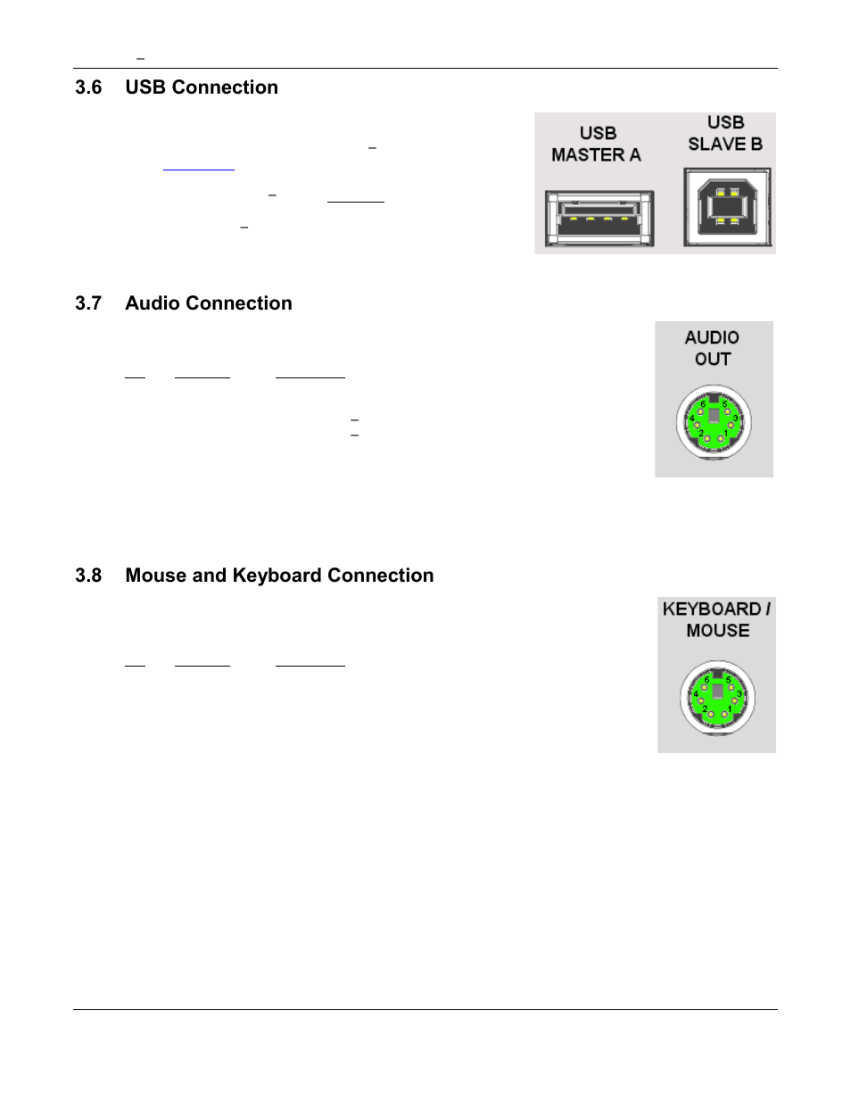 24vdc isolated output (option), Isolated serial interface (option), Figure 3-16 | Figure 3-17 serial i/o, 6 usb connection, 7 audio connection, 8 mouse and keyboard connection | Omega Speaker Systems Rercorder RD8300 User Manual | Page 31 / 114