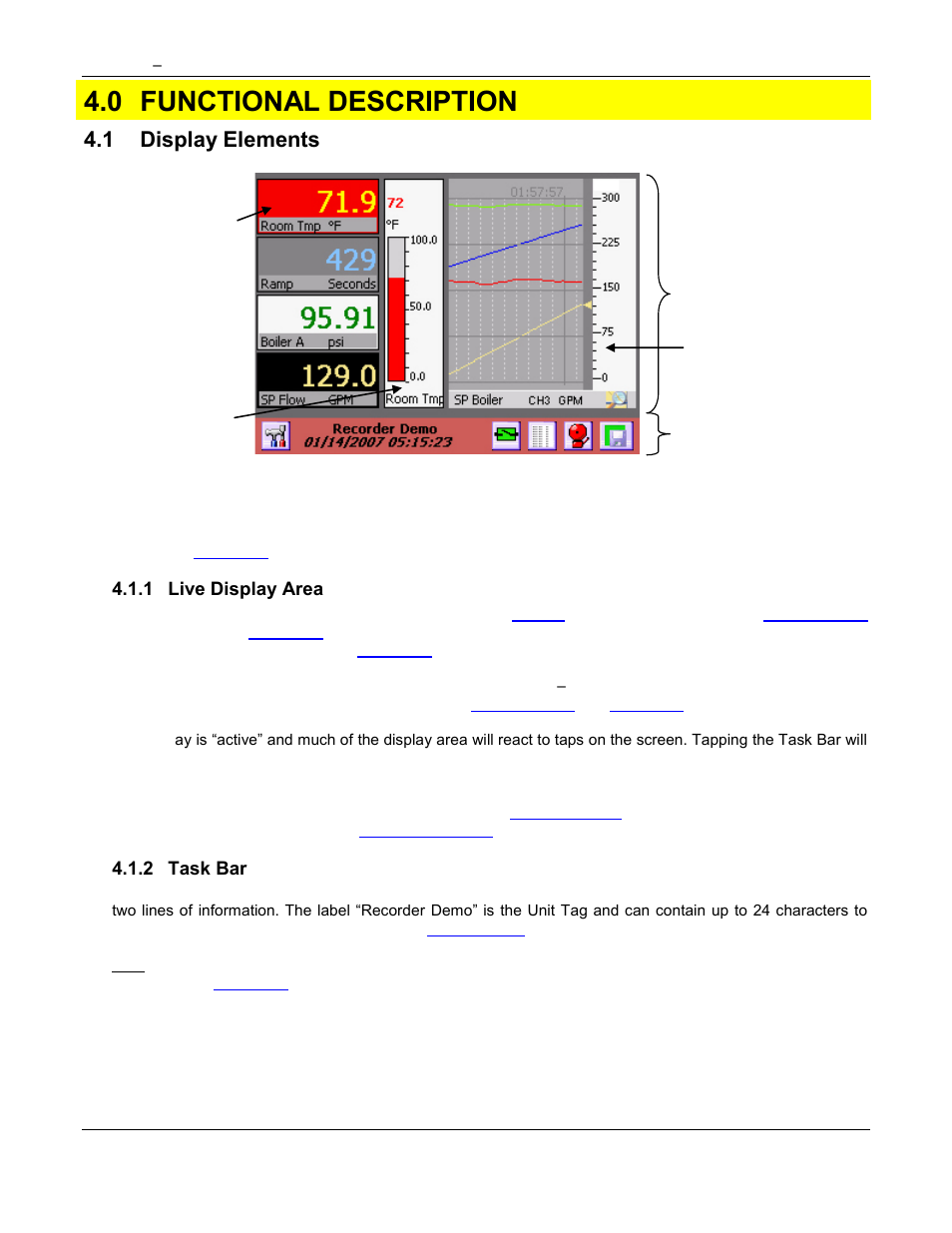 Utility setup menu, Figure 4-2 utility setup menu, 0 functional description | 1 display elements | Omega Speaker Systems Rercorder RD8300 User Manual | Page 33 / 114