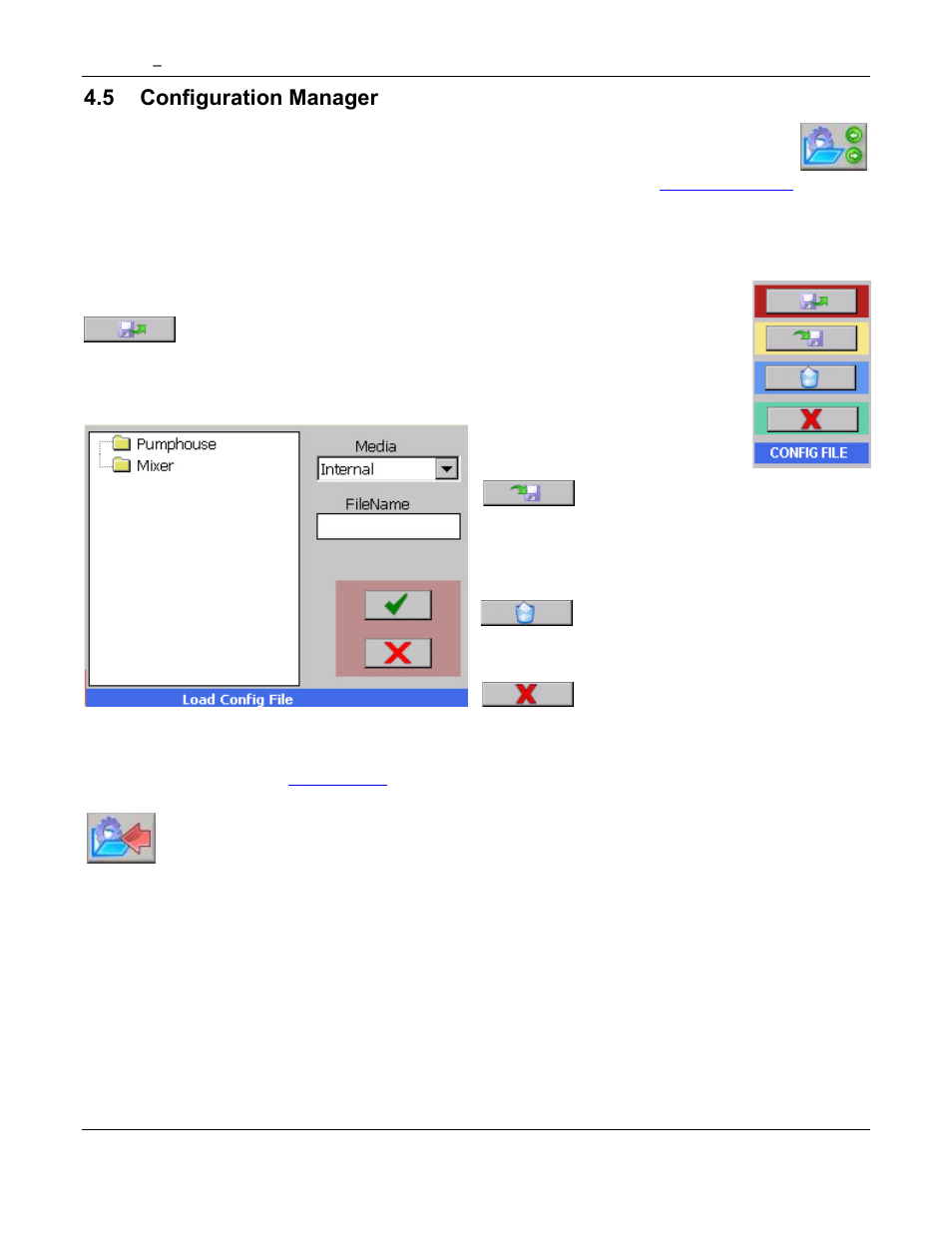 Sending email, Email, Sending emails | Details here, 5 configuration manager | Omega Speaker Systems Rercorder RD8300 User Manual | Page 37 / 114